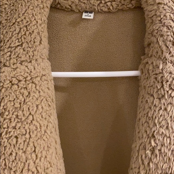 Uniqlo women’s fleece tailored teddy coat - Picture 2 of 5